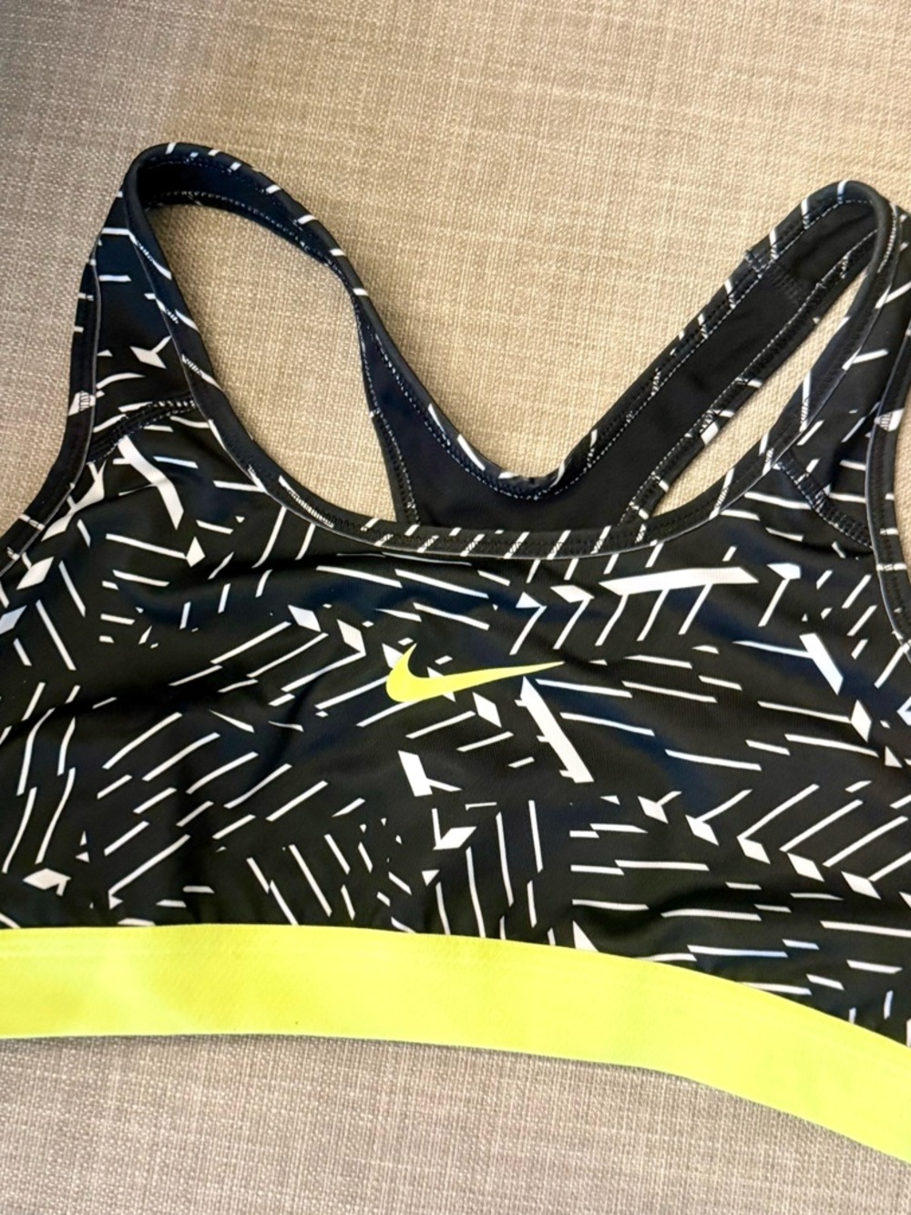 Nike Women's Pink and Black Patterned Sports Bras - Pack of 3 - Picture 5 of 10